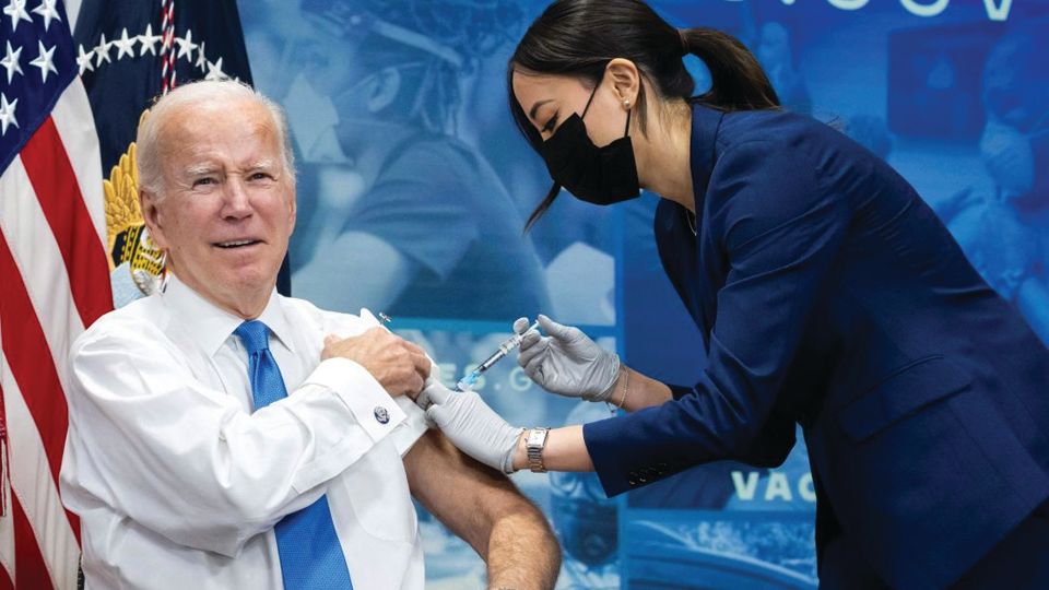 Biden calls for 'one COVID shot each year' as he gets fifth vaccine shot