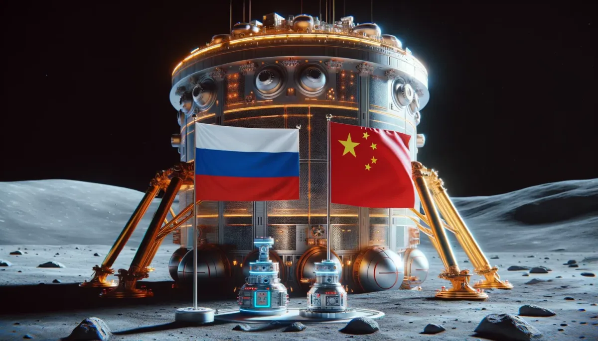 Russia and China announce a plan to build a shared nuclear reactor on the moon by 2035, using robots instead of humans