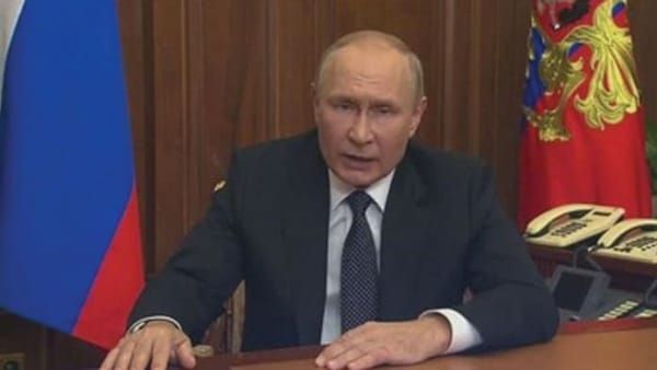 Putin announces a partial military mobilization for Russian citizens